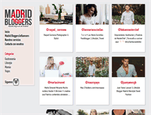Tablet Screenshot of madridbloggers.com